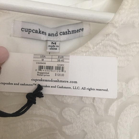 Cupcakes and Cashmere White Slip Dress - Picture 3 of 6